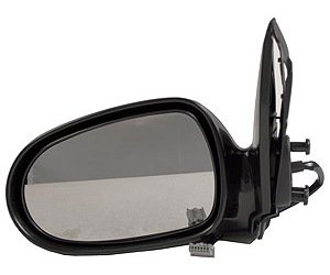 LH DOOR MIRROR PWR NON-HTD GLOSS BLK P NON-FLDG SENTRA 00-03