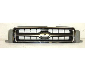 GRILLE ASSY DK GRY/SIL W/ CHR FRAME PATHFINDER LE 12/98-01