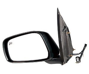 LH DOOR MIRROR PWR HTD SMOOTH BLK P FLDG FRONTIER LE CREW CAB 05-10