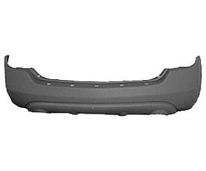 RR BUMPER CVR W/ STEP PAD HOLE MURANO 06-07
