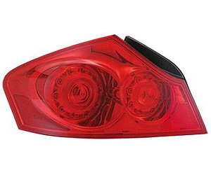 LH TAILLMP ASSY 4DR SDN STD W/O BRIGHT TRIM G35 SDN 07-08G37 09-11