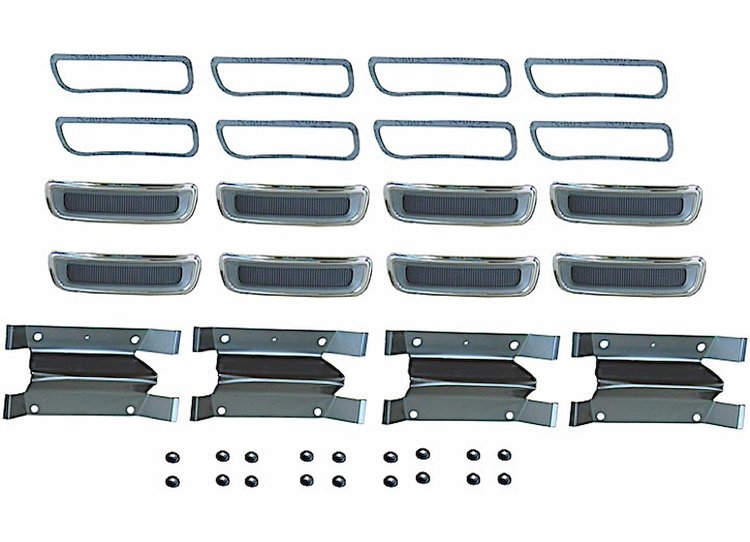 Fender Side Louver Kit 1971 "Cuda" Model
