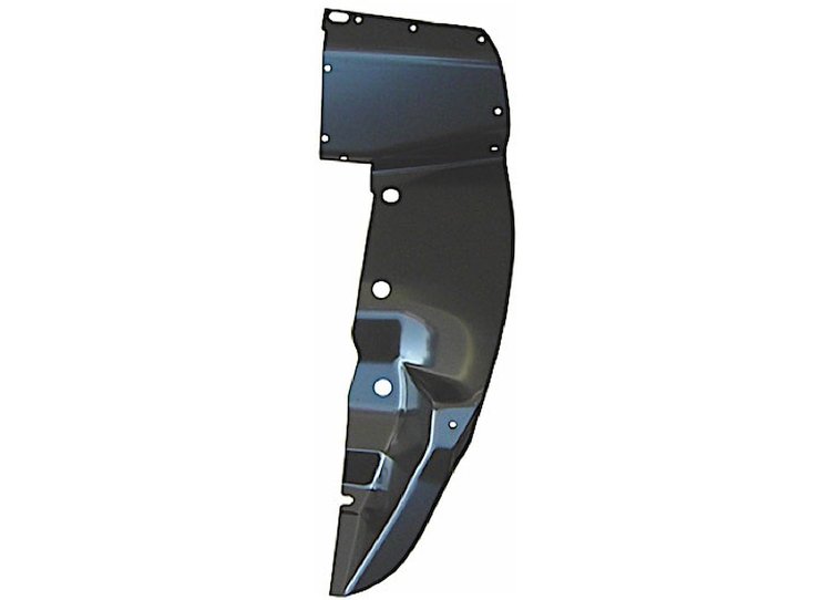 LH FENDER RR SPLASH SHIELD BELVEDERE/SATELLITE/ROADRUNNER/GTX/CORONET/SUPER BEE 68