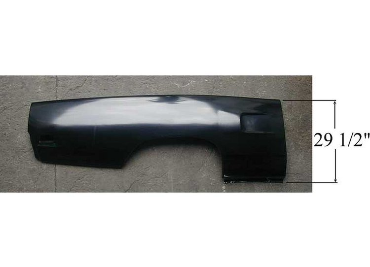 Quarter Panel Skin with Scoop 1970 2-Door