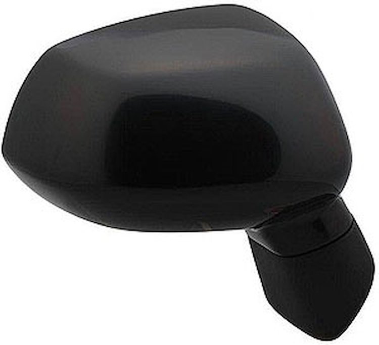 RH DOOR MIRROR PWR NON-HTD SMOOTH BLK P FLDG FIT 07-08