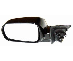 LH DOOR MIRROR MAN REM NON-HTD SMOOTH BLK FLDG ACCORD SDN 00-02