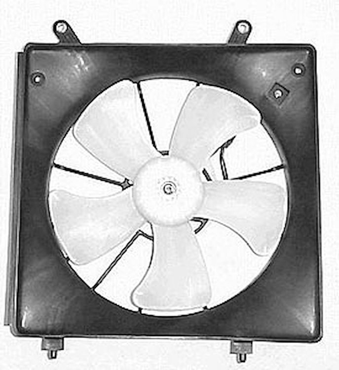 RAD COOLING FAN ASSY BLADE/MOTOR/SHROUD 4 CYL DENSO ACCORD 98-02