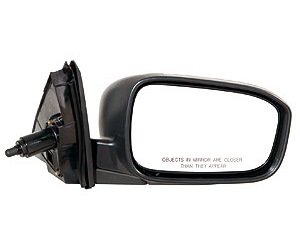 RH DOOR MIRROR MAN REM NON-HTD SMOOTH BLK FLDG USA BUILT ACCORD SDN 03-07