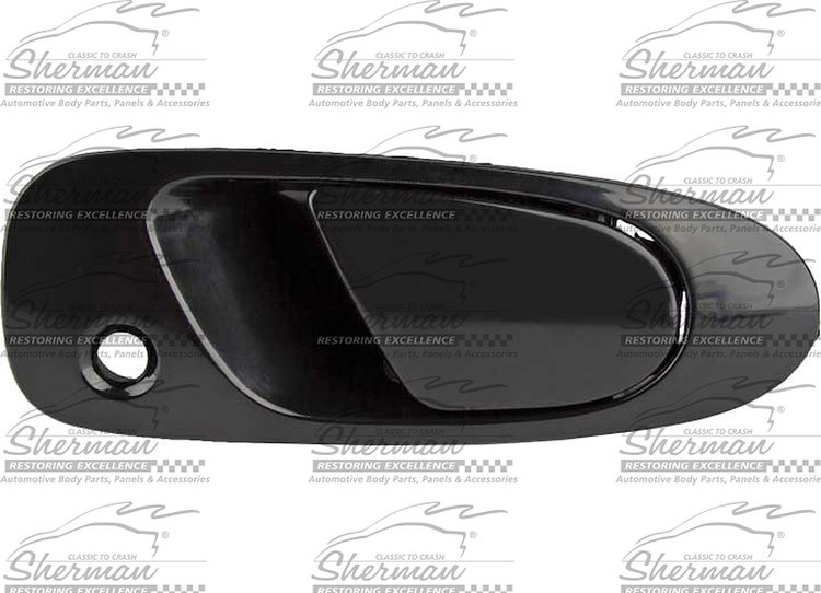 RH FT OUTR DR HDL BLK CIVIC 92-95