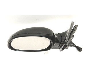 LH DOOR MIRROR MAN REM NON-HTD GLOSS BLK FLDG CIVIC SDN 92-95