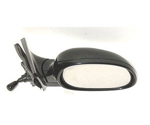 RH DOOR MIRROR MAN REM NON-HTD GLOSS BLK FLDG CIVIC SDN 92-95