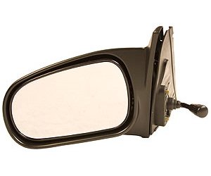 LH DOOR MIRROR MAN REM NON-HTD SMOOTH BLK NON-FLDG CIVIC SDN 96-00