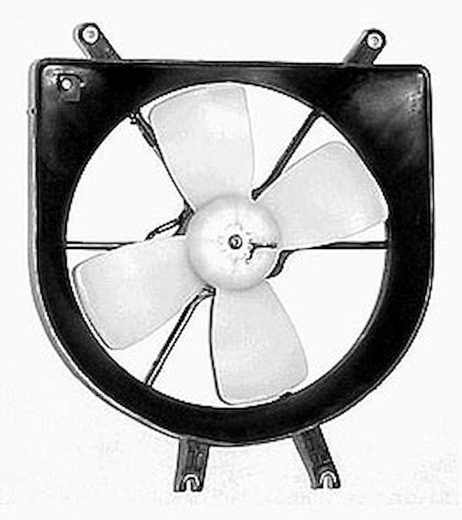 RAD COOLING FAN ASSY BLADE/MOTOR/SHROUD CIVIC/ACURA 1.6EL 99-00
