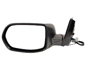 LH DOOR MIRROR PWR HTD SMOOTH BLK P FLDG HONDA CR-V 07-10