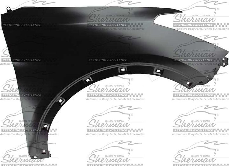 CAPA RH FRT FENDER ASY GL
