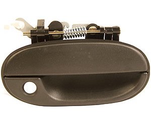 RH OUTR DR HDL BLK ACCENT 10/97-99
