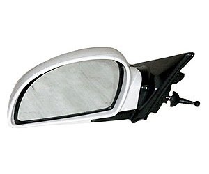 LH DOOR MIRROR MAN NON-HTD SMOOTH BLK P FLDG ACCENT SDN 02-05 H-BACK 02- 06