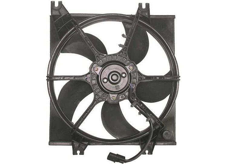 RAD COOLING FAN ASSY BLASE/MOTOR/SHROUD ACCENT 00-06