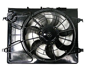 RAD/CON COOLING FAN ASSY BLADE/MOTOR/SHROUD ELANTRA SDN 07-10