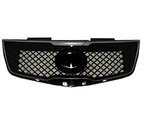 GRILLE ASSY MAT BLK W/CHR FRAME FORTE 10-10