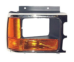 RH H.L. DR W/ LENS W/O AERO PKG CHR/BLK/DR GRY DAKOTA 91-96 USES SEALED BE AM TYPE H.L.
