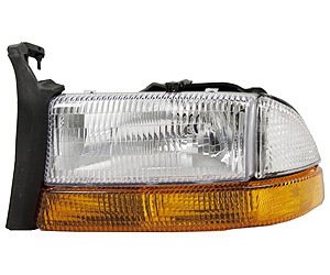 LH H.L. ASSY COMBINATION TYPE W/ PARK/SIG LAMP DAKOTA 98-04 DURANGO 08/18/ 97-03