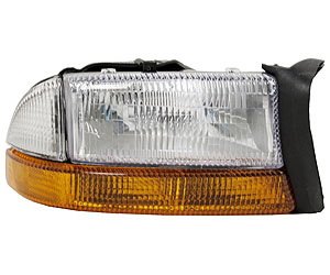 RH H.L. ASSY COMBINATION TYPE W/ PARK/SIG LAMP DAKOTA 98-04 DURANGO 08/18/ 97-03