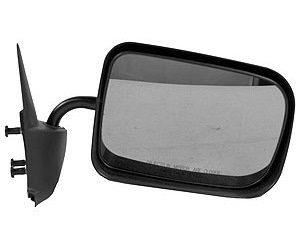 RH DOOR MIRROR MAN NON-HTD TEXT BLK FLDG W/O TOW 6x9 OLD STYLE DODGE P/U 94 -97