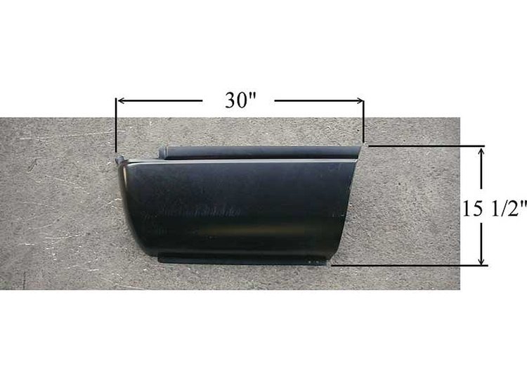 LH QUARTER PNL LWR RR SEC 8 FT BOX OLD STYLE DODGE P/U R1500 94-01 R2500/3 500 94-02