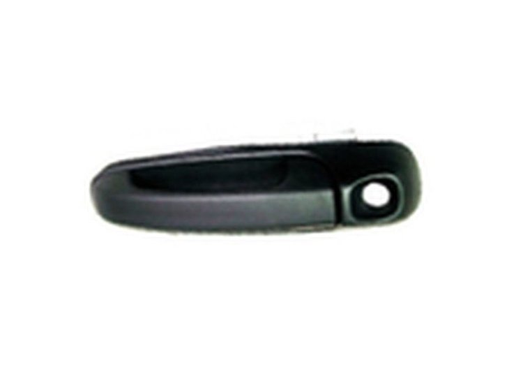 LH FT OUTR DR HDL TEXT BLK W/ KEY HOLE DODGE P/U 02-09 DAKOTA 05-10