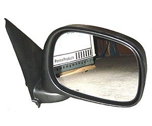 RH DOOR MIRROR MAN NON-HTD TEXT BLK FLDG W/O TOW DODGE P/U 02-09