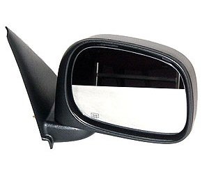 RH DOOR MIRROR PWR HTD TEXT BLK FLDG W/O TOW DODGE P/U 02-09