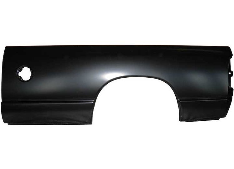 331-50AL LH PICKUP BOX SIDE 8 FOOT BED; W/SINGLE REAR WHEELS; OUTER PNL DODGE R1500 MEGA CAB/2500/3500 05-09