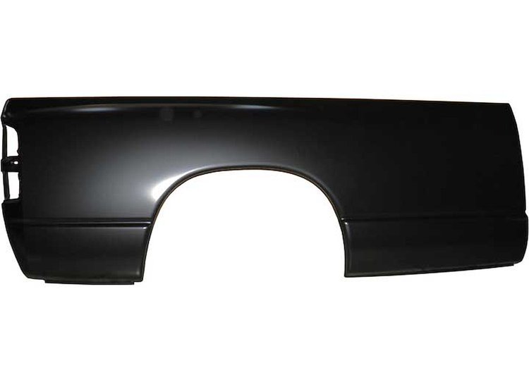331-50AR RH PICKUP BOX SIDE 8 FOOT BED; W/SINGLE REAR WHEELS; OUTER PNL DODGE R1500 MEGA CAB/2500/3500 05-09