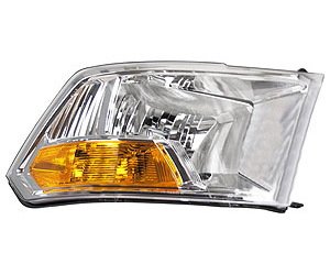 RH H.L. COMBINATION TYPE W/O QUAD LAMPS DODGE R1500 P/U 09-11