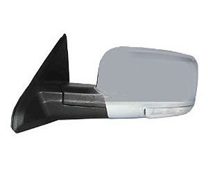 LH MIRROR OUTSIDE RR VIEW W/SIG W/MEM W/PWR HEATED CHR PU 09-11