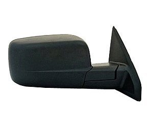 RH DR MIRROR PWR HEATED TEXT BLK FLDG W/O SIGNAL DODGE R1500 P/U 09-11