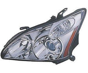 LH HEADLMP ASSY COMPOSITE W/HID LMPS W/O AUTO ADJUST W/O HID KIT RX330 04- 06