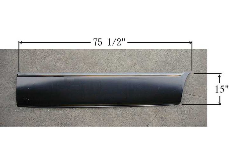 SHE338-08L Door Patch Panel for 1971-03 Dodge Vans, 1974-83 Plymouth Vans