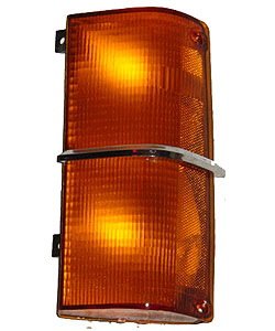 LH PARK/SIDEMARKER LAMP W/ DUAL RECT H.L. W/ CHR MLDG DODGE VAN 79-85