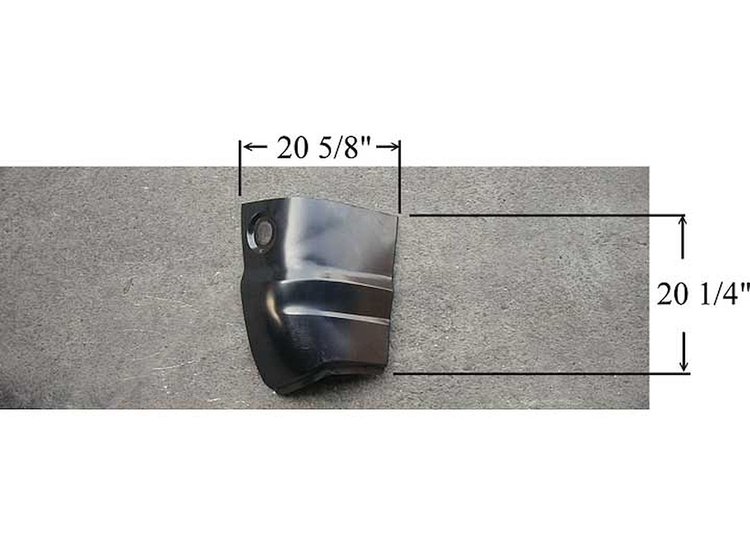 LH T.L. PNL DODGE/PLYMOUTH VAN 71-77 FILL IN LH GAS HOLE FOR 78-93