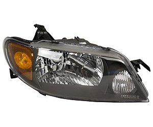 RH H.L. LENS BODY ASSY W/ METAL COAT BEZEL PROTEGE SDN 01-03