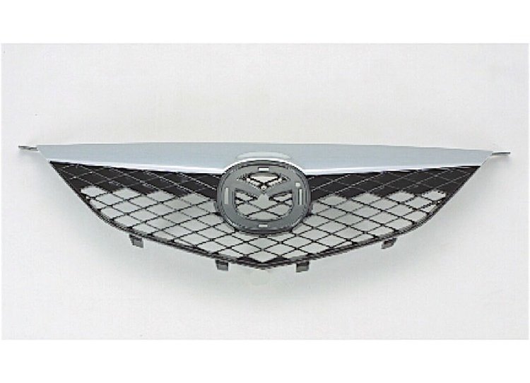 GRILLE ASSY BLK W/ CHR MLDG MAZDA6 STD TYPE 03-05
