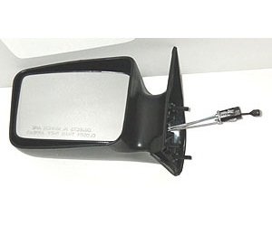LH DOOR MIRROR MAN REM NON-HTD SMOOTH BLK NON-FLDG CARAVAN/VOYAGER/TOWN COU NTRY 84-90