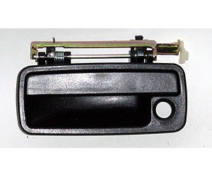 RH FT OUTR DR HDL BLK CARAVAN/VOYAGER/TOWN COUNTRY 92-95