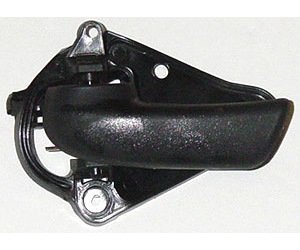 LH FT INNR DR HDL BLK CARAVAN/VOYAGER/TOWN COUNTRY 96-00