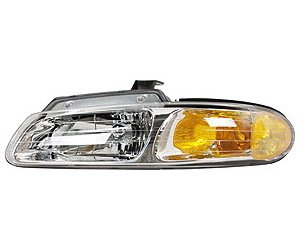 LH H.L. ASSY COMBINATION TYPE W/O QUAD LAMPS W/O DAYTIME RUNNING LAMPS CARA VAN/VOYAGER/TOWN COUNTRY 00
