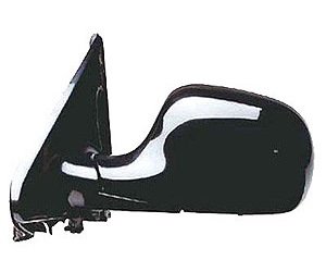 LH DOOR MIRROR MAN NON-HTD GLOSS BLK NON-FLDG CARAVAN/VOYAGER/TOWN COUNTRY 96-00