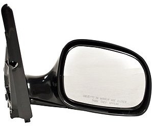 RH DOOR MIRROR MAN NON-HTD GLOSS BLK NON-FLDG CARAVAN/VOYAGER/TOWN COUNTRY 96-00