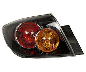 LH T.L. LENS BODY COMBINATION TYPE MAZDA3 H-BACK 04 STD TYPE W/O LED 05- 06